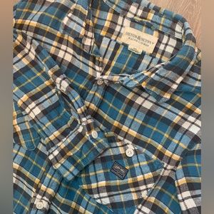 DENIM & SUPPLY‎ Ralph  Lauren Men’s Size M Blue Lightweight Flannel Button up
